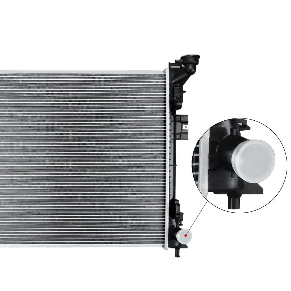 RVNI Radiator Compatible with For 2008-2020 Dodge Grand Caravan 2008-2016 Chrysler Town & Country 3.3L V6