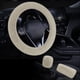 thumbnail image 3 of Faux Wool Steering Wheel Cover Winter Warm Car Steering Wheel Cover Non Slip Fuzzy Steering Wheel Cover Universal Fit for Cars Trucks SUVs Vehicles Easy Installation Comfortable Driving Accessories, 3 of 4