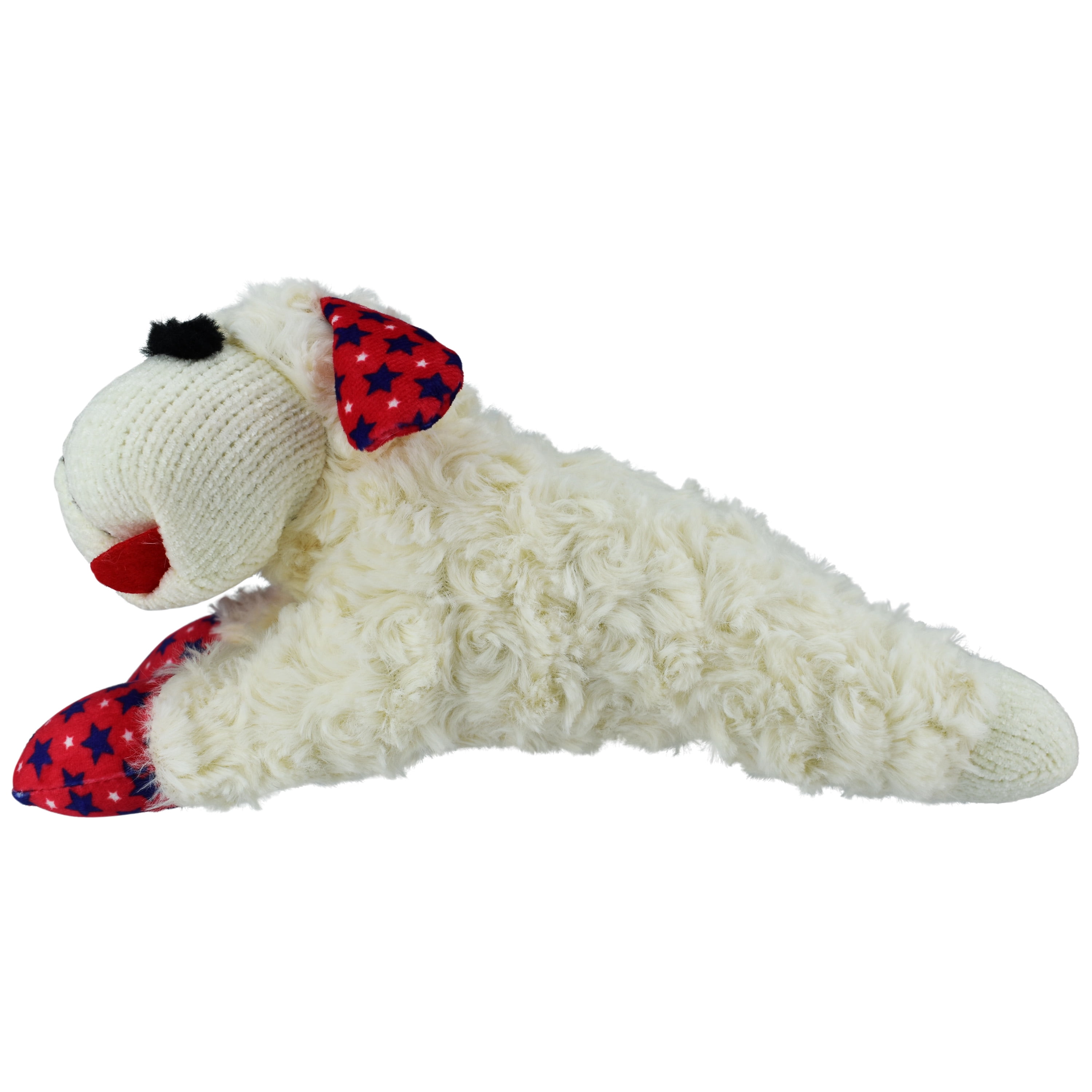 Multipet Patriotic Lamb Chop, Dog Toy, Size 10.5"