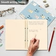 thumbnail image 4 of FORMRS 1-Subject Spiral Notebook 8" x 5" College Ruled 60 Refillable Sheet A5 Hard Cover, Blue Rabbits, 4 of 7