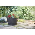 thumbnail image 4 of Southern Patio HDR-007197 Whiskey Barrel, Kentucky Walnut, 15.5", 4 of 4