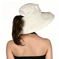 thumbnail image 5 of Voska Wide Brim Sun Hat for Men Women UV Protection Ventilated Summer Hats for Fishing Hiking Garden Beach Beige, 5 of 6