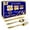 Gold, variant on 75 Pieces Heavy Duty (Silver) Plastic Silverware Set, Disposable Cutlery Set, Great for Parties, Weddings, and Catering, Flatware Utensils Included: 25 Forks, 25 Spoons, 25 Knives, Stock Your Home