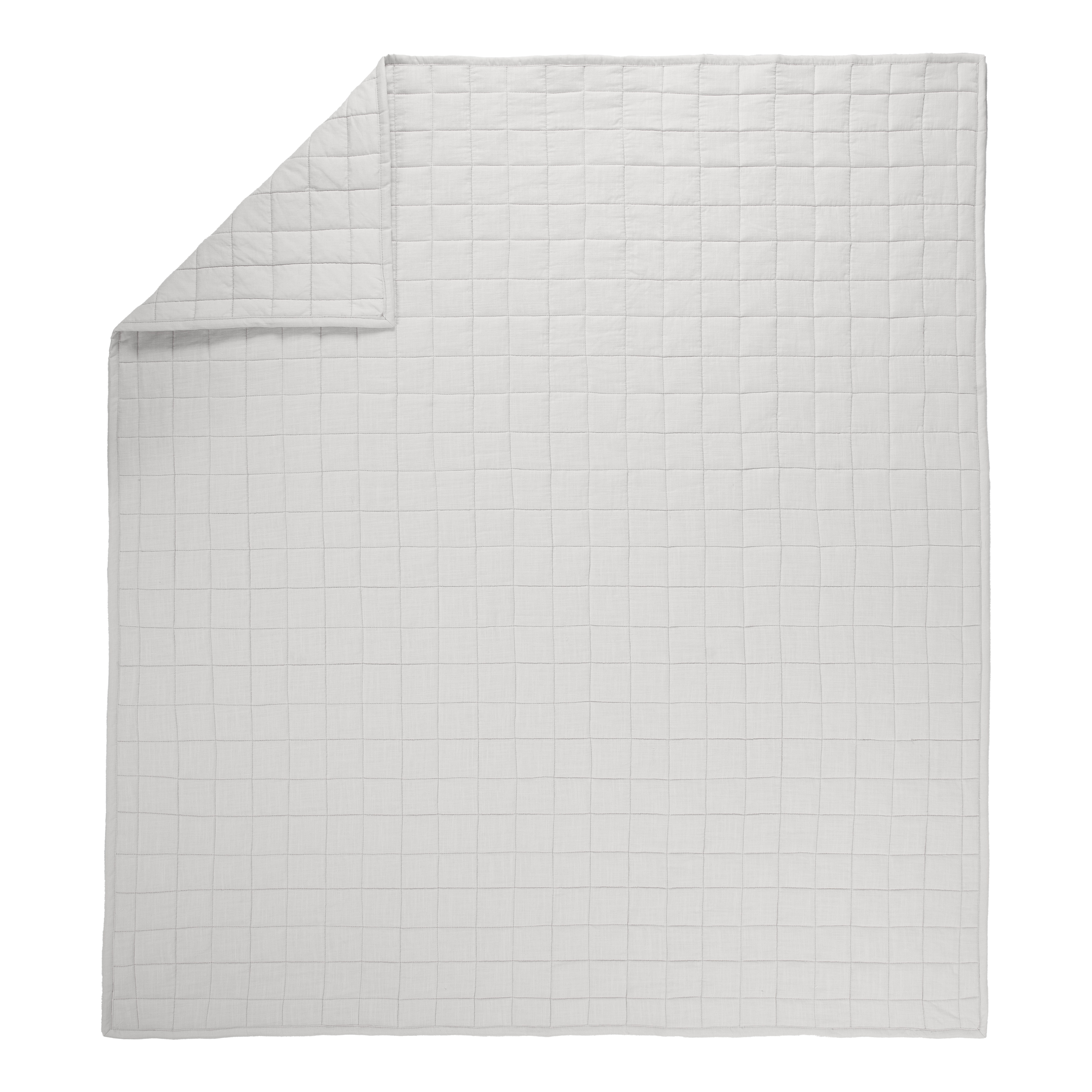 Allswell Cotton Linen Blend Quilt Set, Bleached Linen, Full/Queen