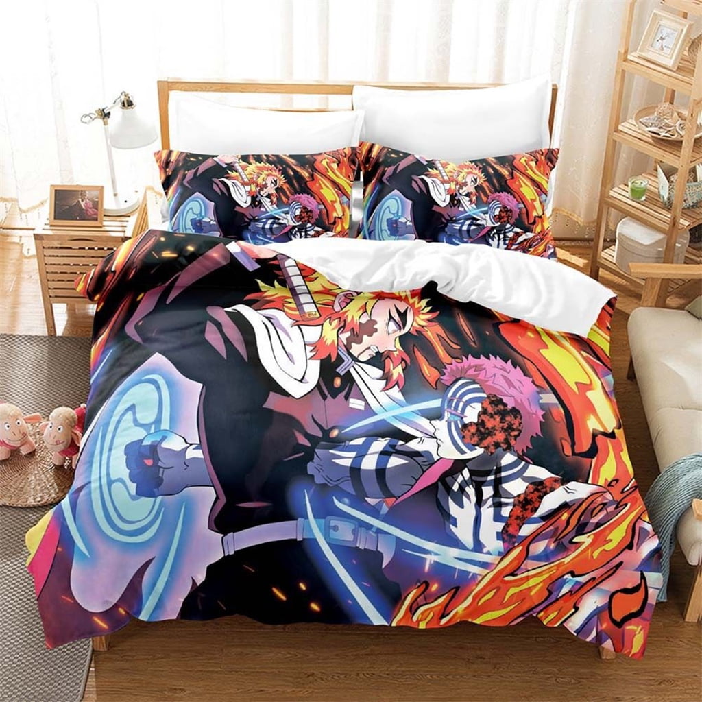 Buy NICHIYOBI NeZuko Anime Duvet Cover 3 Piece Bedding SetTeen Anime  Comforter Cover Set Super Soft Duvet Cover with Pillowcase styel 3Full  79x90in  20x30in Online at Low Prices in India 