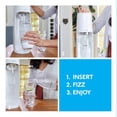thumbnail image 4 of SodaStream Fizzi Sparkling Water Maker Bundle (Black), with CO2, BPA Free Bottles, and Bubly Drops Flavors, 4 of 5
