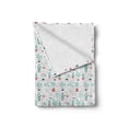 thumbnail image 2 of Botanical Soft Flannel Fleece Throw Blanket, Different Kind Home Plants in Flowerpots in Doodle Style on Plain Background, Cozy Plush for Indoor and Outdoor Use, 50" x 60", Multicolor, by Ambesonne, 2 of 6