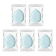 thumbnail image 4 of TISHITA 3x5x Finger Powder Puff Mini Makeup Puff for Repair Cream Concealer Eye Shadow Blue 3 Pcs, 4 of 8