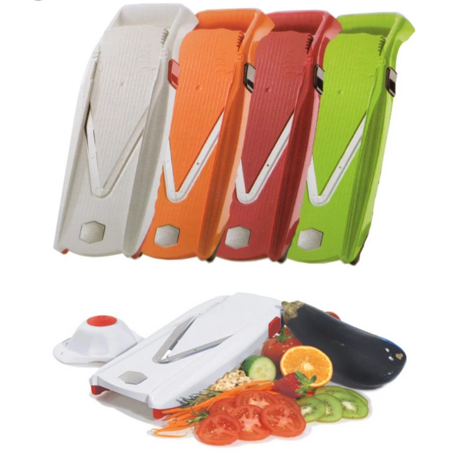  Swissmar Borner V Power Mandoline (Red) : Home & Kitchen