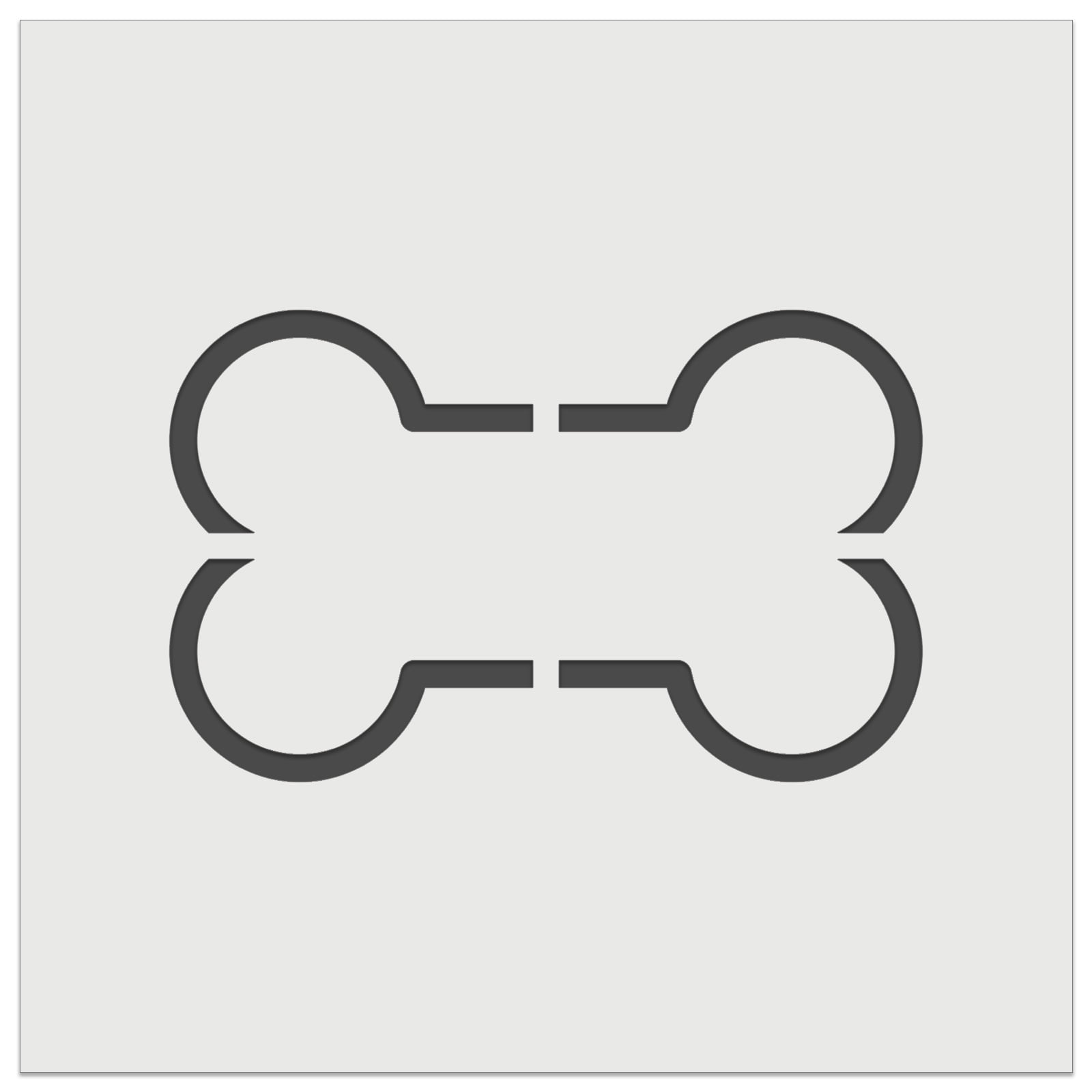 Dog Bone Outline DIY Cookie Wall Craft Stencil - 5.5 Inch - Walmart.com dog-bone-outline-diy-cookie-wall-craft-stencil-5-5-inch-walmart-com