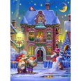 thumbnail image 1 of HOMFUN-pintura de diamante artesanal "Papá Noel de Navidad", bordado de diamantes de imitación cuadrados y redondos, estilo punto de cruz 5D, decoración del hogar, 1 of 4