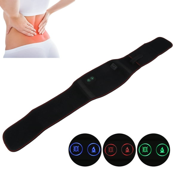 Heating Waist Back Belt,Heating Back Belt 3 Back Brace Pain Relief Belt Lumbar Hot Compress Belt Built for the Future