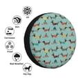 thumbnail image 4 of Balery Dachshund Dog Puppy Cubiertas para Neumáticos - Protector Resistente para Neumáticos de Camioneta, SUV, Remolque, Camper y RV-15 inch, 4 of 6
