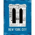 thumbnail image 3 of Gango Home Decor Contemporary Iconic NYC IV & V by Michael Mullan (Printed on Paper); Two 11x14in Unframed Paper Posters, 3 of 5