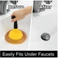thumbnail image 4 of jinliangrun Mini Plunger Powerful Slip Proof Handle Efficient Small Drain Plunger for Toilet Bathtub Sink, 4 of 21