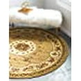 thumbnail image 2 of Unique Loom Tapis Motif Médaillon Versailles 6 Pieds x 6 Pieds Rond Tan/ivoire, 2 of 10