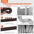 thumbnail image 2 of VEVOR Rain Gutter Downspout Extensions, 2-Pack Flexible Downspout Extender, Down Spout Drain Extension Extendable from 22" to 63", Gutter Extensions with Adapters, for Rainwater Drainage, Brown, 2 of 8