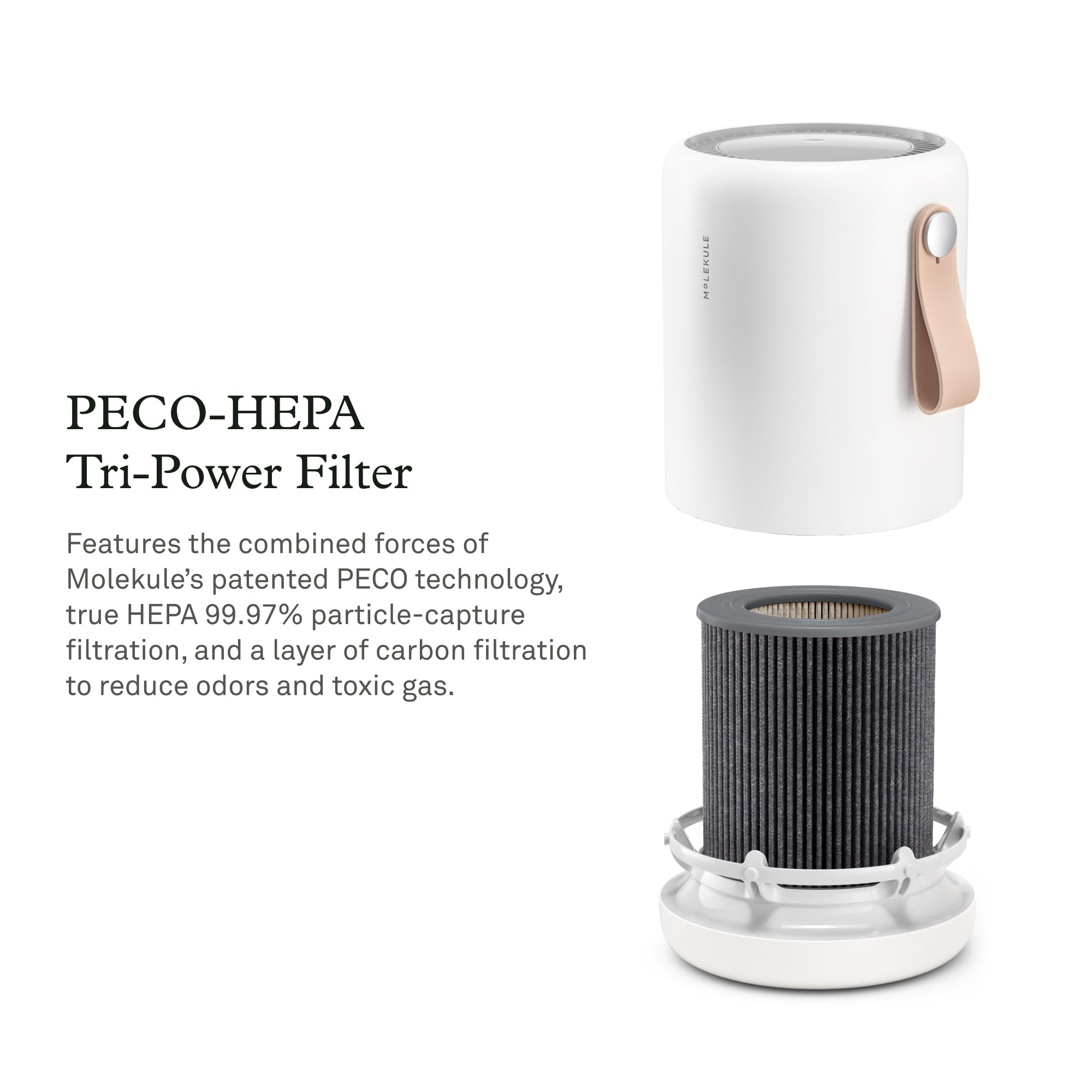 Molekule Mini/Mini+ Air Filter - Authentic Air Purifier Filter Replacement