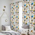 thumbnail image 5 of Blackout Kids Curtains,Cartoon Construction Vehicles Road Signs Childrens Insulated Curtains Set Of 2,Bedroom Essentials,Toddler Room Decor 52"x84", 5 of 5