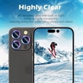 thumbnail image 2 of LAICAIW [Amélioré] Compatible avec iPhone 14 Pro/iPhone 14 Pro Max Protecteur d'Objectif de Caméra, Protection d'Écran en Verre Trempé HD Anti-Rayures, Anneau Individuel en Métal 2022, Coloré, 2 of 7