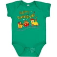 thumbnail image 3 of Inktastic Happy Thanksgiving Turkey Train with Food Boys or Girls Baby Bodysuit, 3 of 5