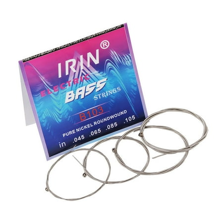 Round Wound Strings - 4-string Electric Bass Guitar String Set Nickel Round Wound High-carbon Steel Core(1.14-2.67)