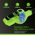 thumbnail image 3 of Cordless Mini Leaf Blower, 21V Handheld Electric Leaf Blower, Green, 3 of 16