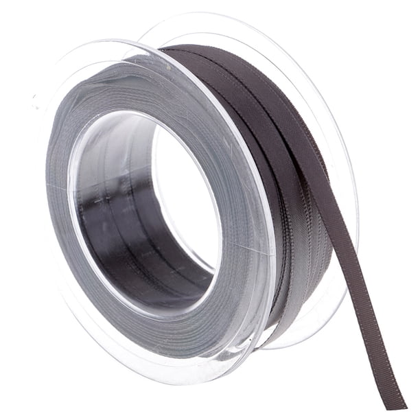 Cintas de Poliéster Multicolor de Doble Cara Sunnimix para Regalos Florales Gris 25 m 6 mm
