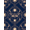 Navy Blue Gold, Pattern 1, variant on ODIKA Gothic Mystical Tarot Whimsical Round Witchy Motif Moth Shaped Refined for Home Office, Gaming Room, Under Desk, Non-Slip Chair-Friendly