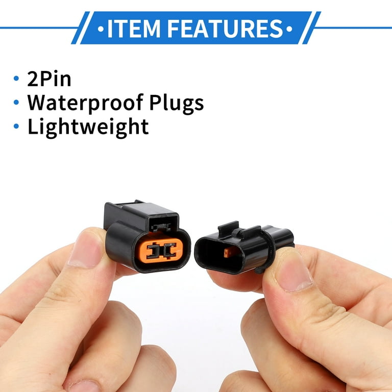 2 Pin ABS Sensor Connector Plug Waterproof Male Female Wire
