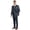 Navy Blue, variant on Mens Vitali Three Piece Suit Vested Sheen Sharkskin Business M3090 Navy blue