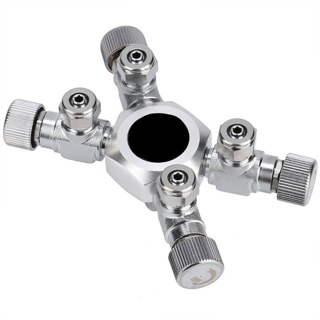 Garosa Multi Ways Distributor Aquarium Regulator CO2 Splitter Valve Fish Tank, Aquarium Distributor, CO2 Splitter