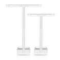 thumbnail image 2 of Masteelf 4Pcs Earrings Stand Holder T- shape Ear Studs Display Rack Jewelry Tree Stand Organizer ( Transparent ), 2 of 10