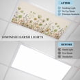 thumbnail image 4 of Sage Green Yellow Spring Floral Fluorescent Light Covers, Watercolor Botanical Summer Flowers Magnetic Light Covers for Ceiling Lights, Fluorescent Ceiling Shade for Classroom Office 4x2Ft x 1PCS, 4 of 8