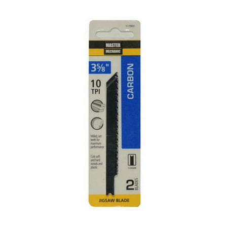 

3PC Master Mechanic 117903 2 Pack 3-5/8 Inch 10T Jigsaw Blade