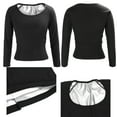 thumbnail image 3 of Camisa de Sudoració de Mujeres, Poliuretano Lavado A Mácina Sudor Violentamento para Mujeres Pérdida de Peso Detoxify Para Al Aire Libre para Casa, 3 of 7