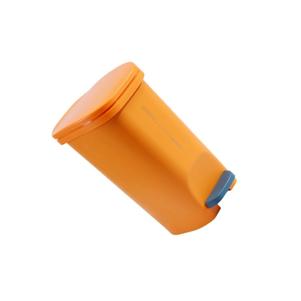 Maoww Trash Can Foot Pedal Garbage Cans Bin Dustbin Storage Buckets Large for Household Kitchen