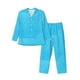 thumbnail image 1 of Balery Sky Blue Glitter Pijama para Hombre de Dos Piezas con Manga Larga, Conjunto de Dormir y Descanso Suave con Bolsillos-Large, 1 of 7