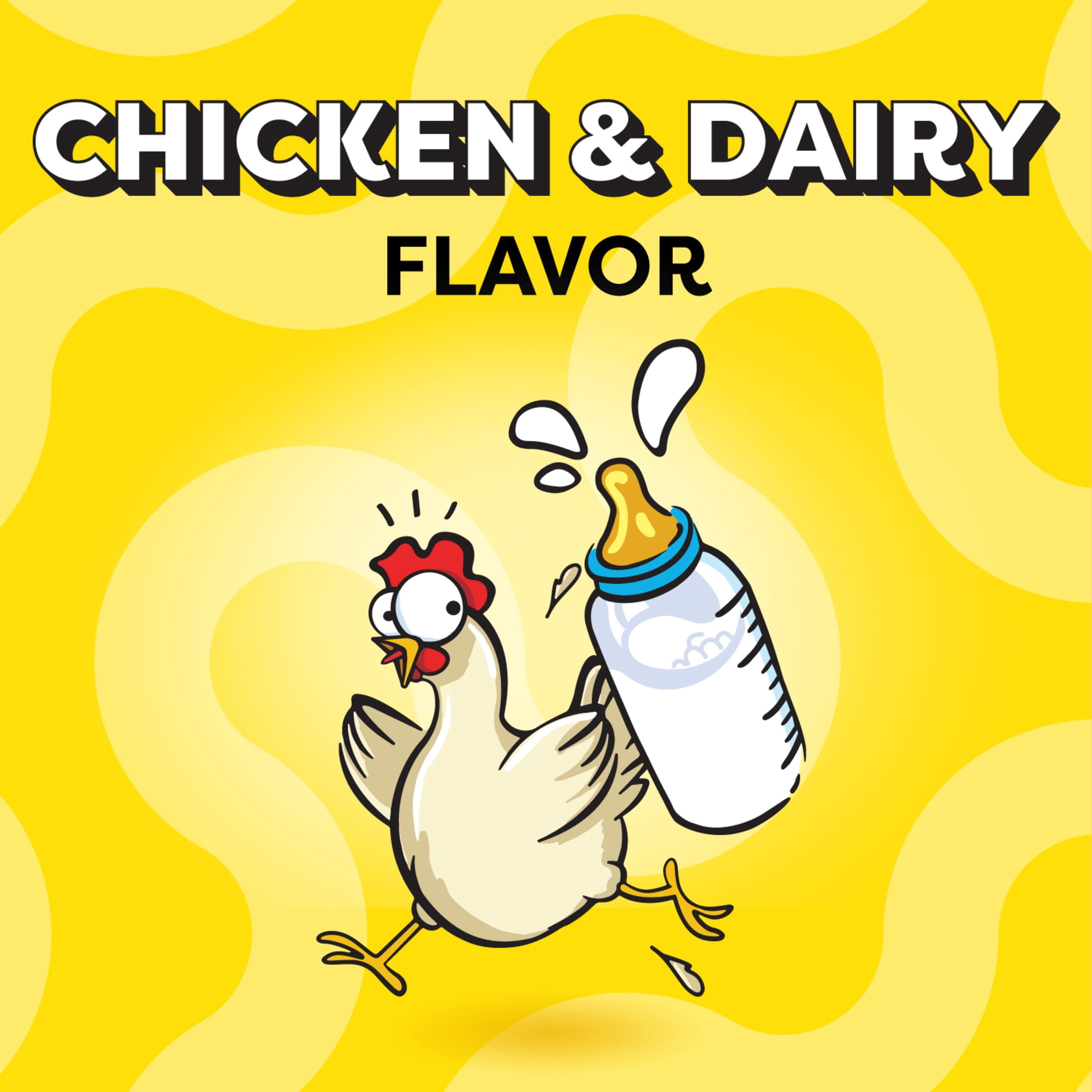 (6 pack) Temptations Kitten Chicken And Dairy Flavor Crunchy And Soft Treats For Kittens, 6.3 Oz Pouch