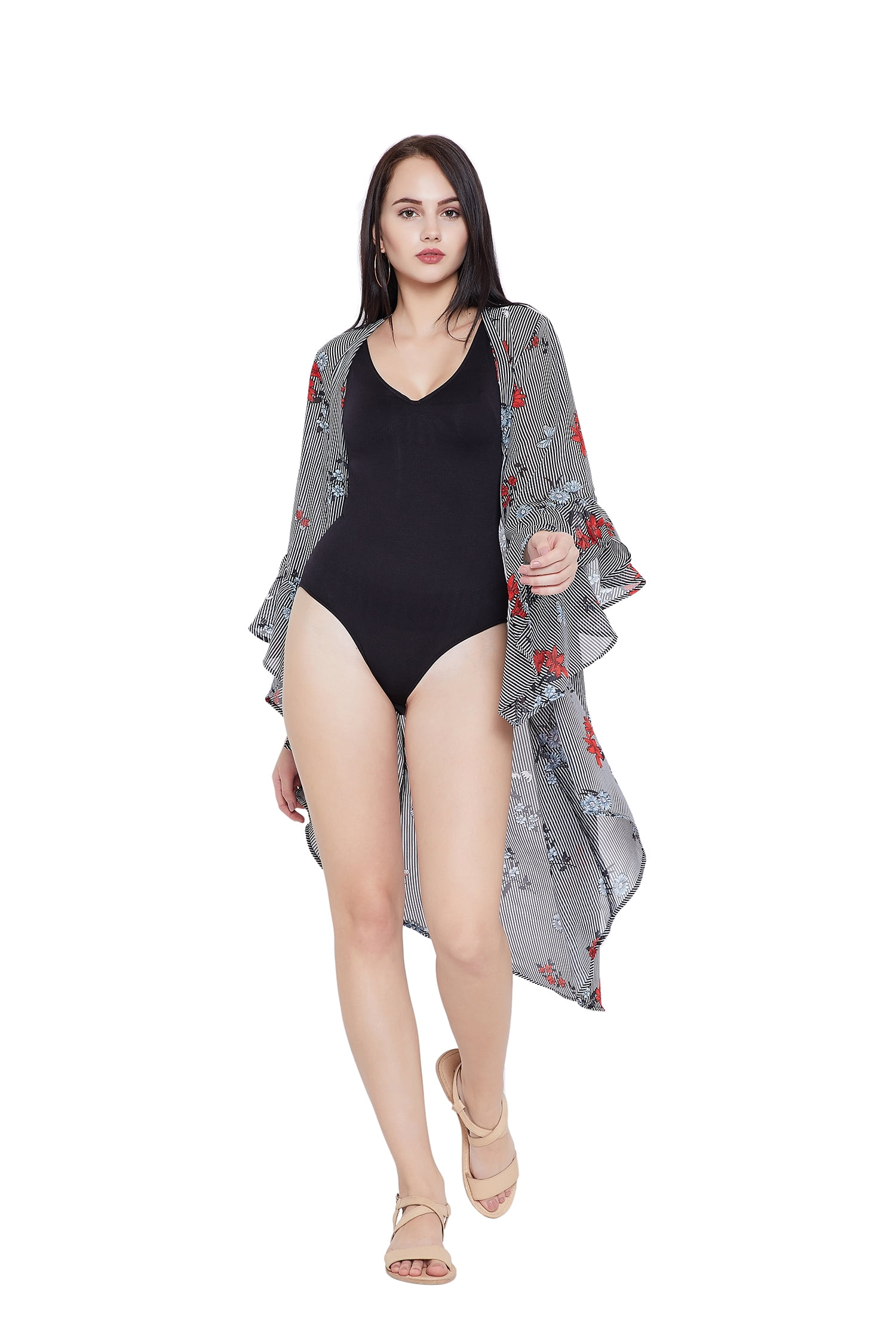 plus size bathing suit kimono