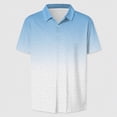 thumbnail image 5 of NOLDARES Mens Ribbed Polo Shirt Textured Knit Short Sleeve Casual Golf Beach Vacation Tops(Light Blue,3XL), 5 of 6