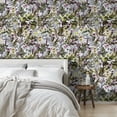 thumbnail image 4 of UMIGGEE Floral Wallpaper Peel and Stick Floral Black Wallpaper Self Adhesive Flower Wall Paper Contact Paper 17.7" x 118" Home Decor Wall Covering Old Furniture Renovation, 4 of 8
