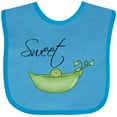thumbnail image 3 of Inktastic Sweet Pea Girls Baby Bib, 3 of 4