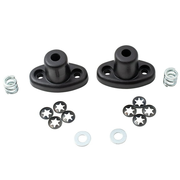 Brock Replacement Sun Visor Repair Bracket Kit Compatible with 1997-2002 Wrangler