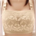 thumbnail image 2 of Mepaouo Seamless Wireless Bras for Women Full Coverage Lace Tube Tank Top Underwire Bralette(Yellow,5XL), 2 of 5