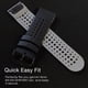 thumbnail image 2 of Correa de reloj Abanen para Garmin Fenix 5X/Fenix 6X 26 mm negro-gris, 2 of 7