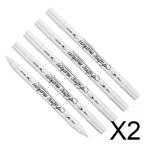 Bolígrafo de pintura blanca,Rotulador aceitoso Rotuladores de Impermeable,Lápiz de gel permanente Cuaderno de pintura de neumáticos,Panda de neumático Bolígrafo ambiental