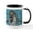 White/Black Inside, variant on CafePress - Hiya ! Happy Dolphin Coffee Mug - 11 oz Ceramic Mug - Novelty Coffee Tea Cup