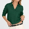 thumbnail image 3 of Women's V Neck Long Sleeve Sweater Lightweight Fashion Casual Knit Pullover, 3 of 8