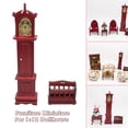 thumbnail image 2 of Jugar Reloj Juguete 1:12 Vivir Miniatura de madera Pretend Room Dollhouse Muebles simulación juguete para el hogar, 2 of 8